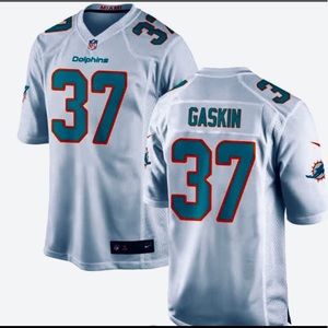 Men's Miami Dolphins #37 Myles Gaskin Game Jersey